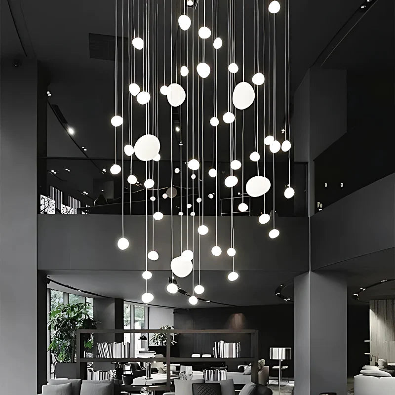 Auralyne Glass Pebble Pendant Lamp