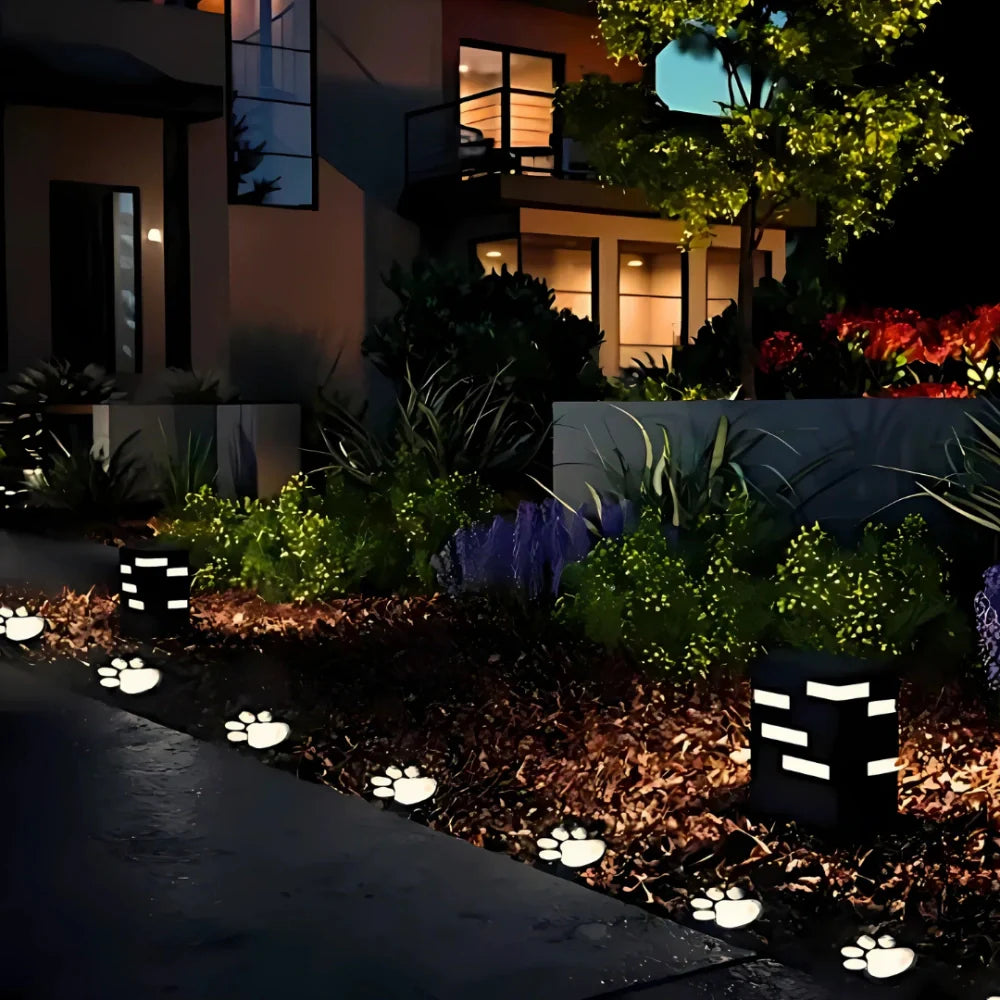 Dog Print Garden Light (3pcs)