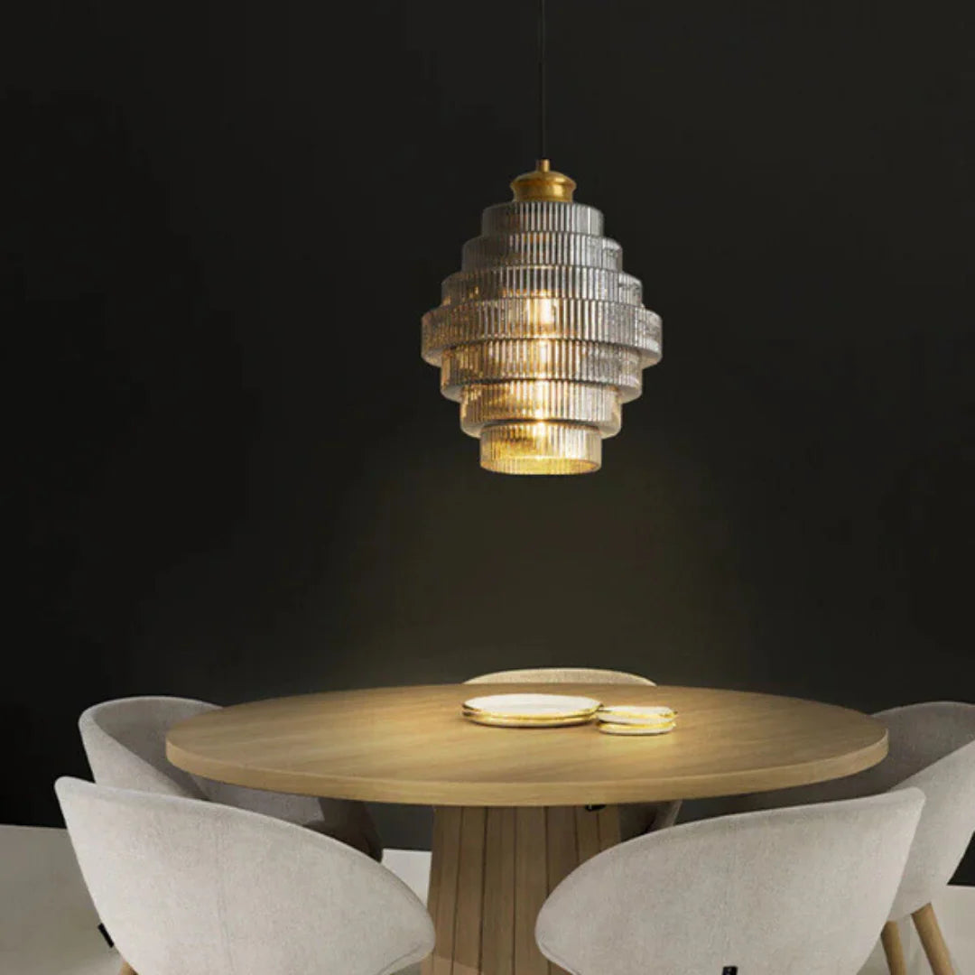 Hebes Retro Hanging Lamp Glass
