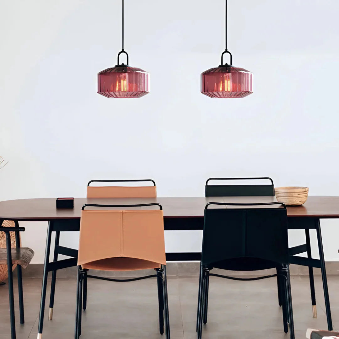 Mireta Retro Colored Glass Pendant Lamp
