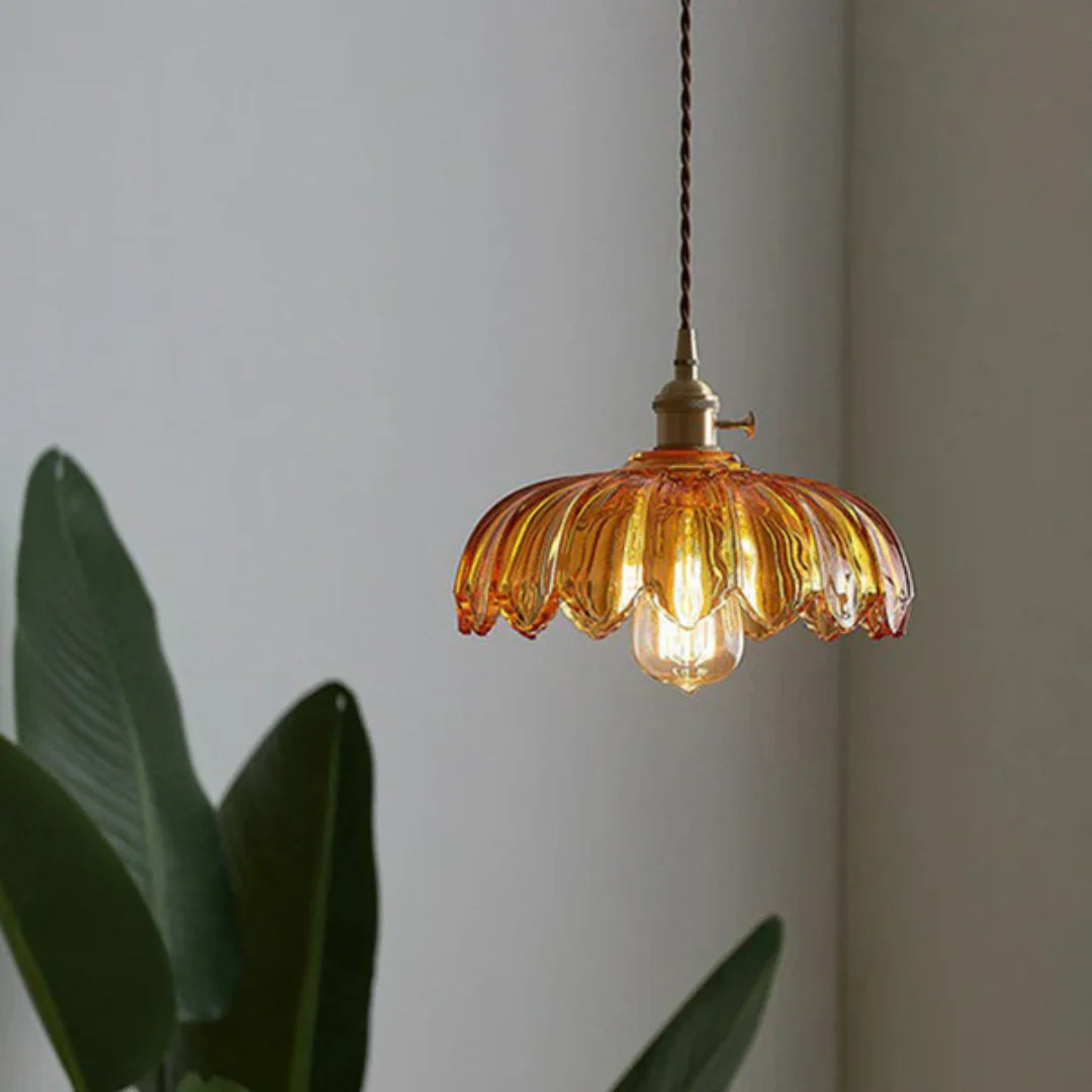 Xyvora Vintage Glass Pendant Lamp