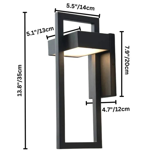 Dorea Stainless Steel Outdoor Wall Lamp