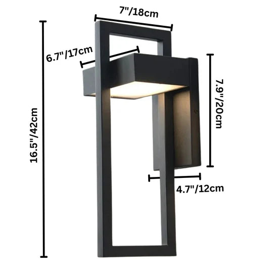 Dorea Stainless Steel Outdoor Wall Lamp