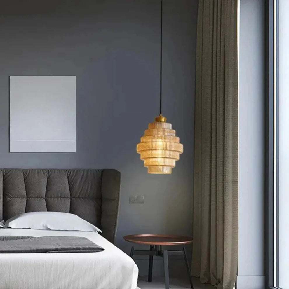 Hebes Retro Hanging Lamp Glass