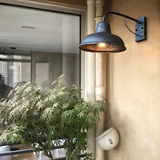 Lyvix Industrial Outdoor Wall Lamp