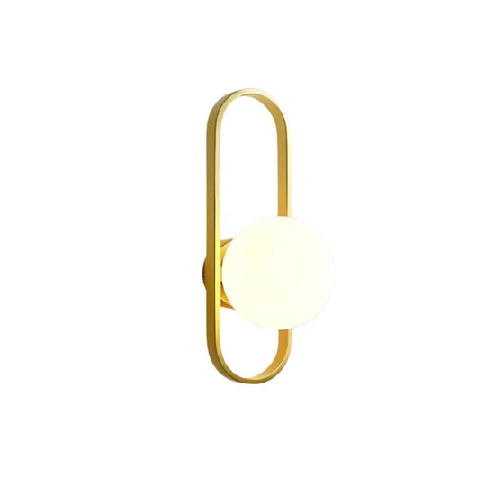 Ajax Luxury Glass Wall Lamp Indoor
