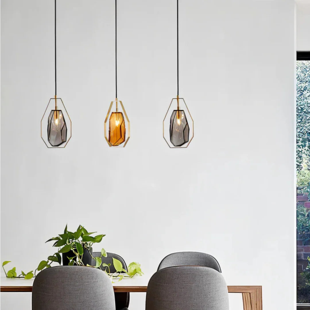 Flavia Minimalist Glass Pendant Lamp