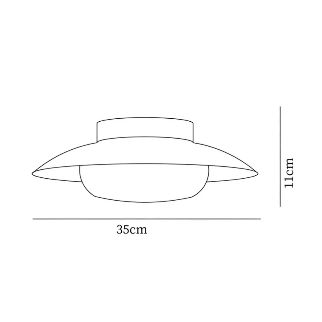 Fulgeo Design Hanging Lamp Dining Table In Cream