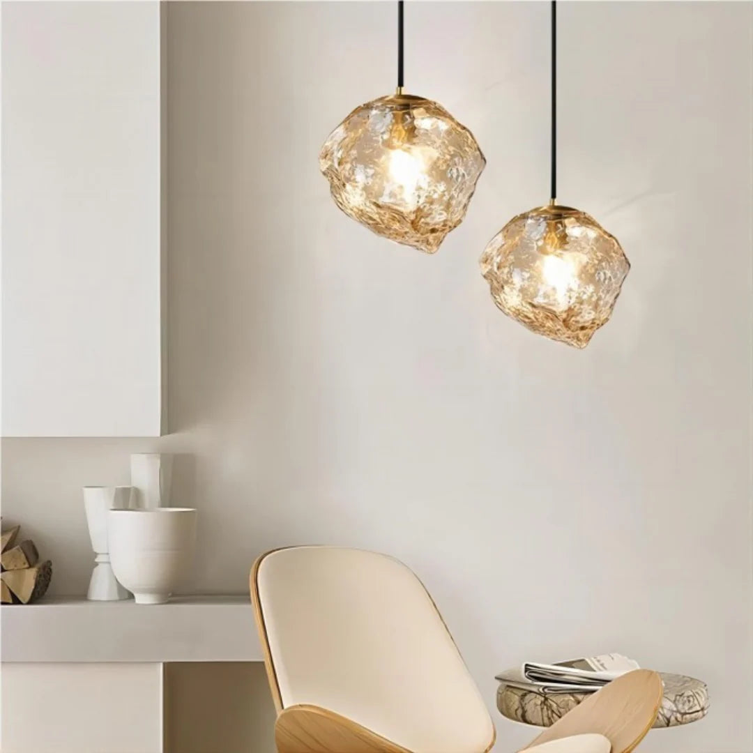 Lumenos Glass Stylish Pendant Lamp for Dining Table