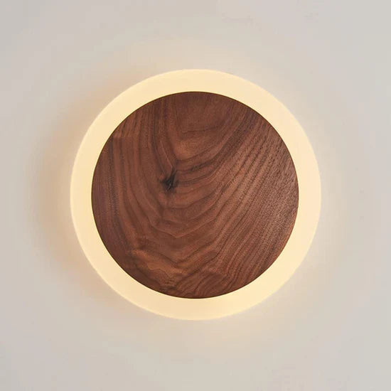 Nalo Scandinavian Wooden LED Wall Lamp