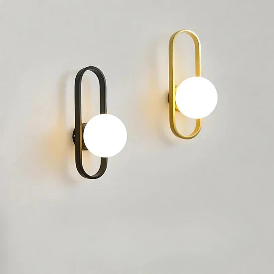 Ajax Luxury Glass Wall Lamp Indoor