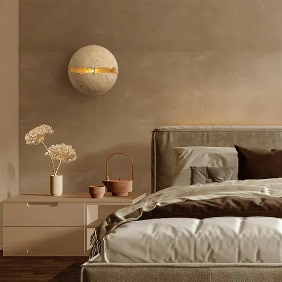Iros Luxury Wall Lamp made of Natural Stone