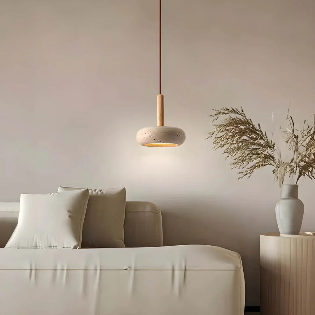 Faustina Travertine Pendant Lamp