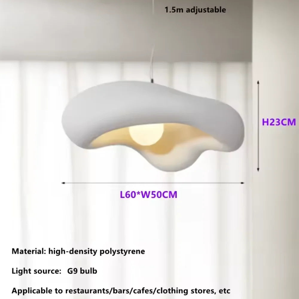 Melistara Wabi Sabi Nordic LED Pendant Lamp for Bedroom, Dining Table, and Café