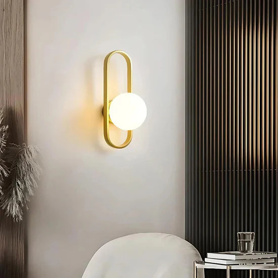 Ajax Luxury Glass Wall Lamp Indoor