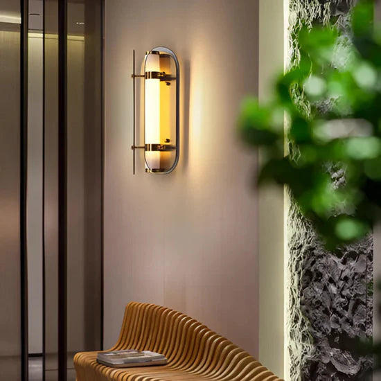 Orvara Luxury LED Wall Lamp Glass