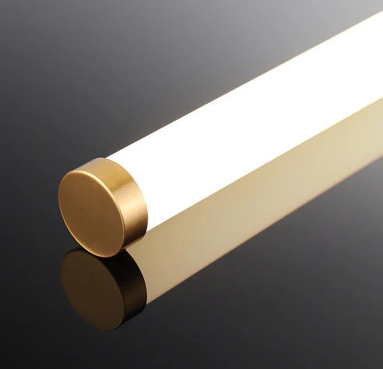 Veralyn Modern Gold-Colored LED Wall Lamp Rod Shape