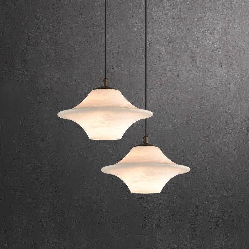 Zenithra Minimalist Pendant Lamp made of Natural Marble