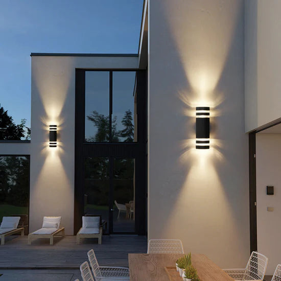 Lystria Two-layer Outdoor Wall Lamp