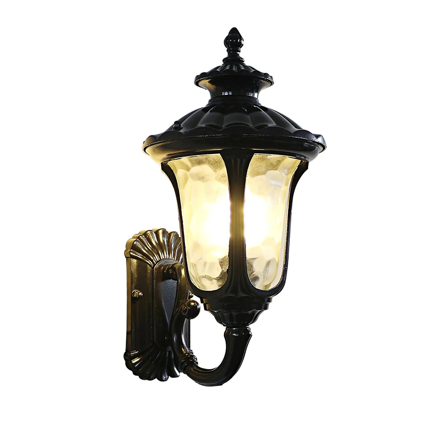 Verenia Retro Glass Outdoor Wall Lamp