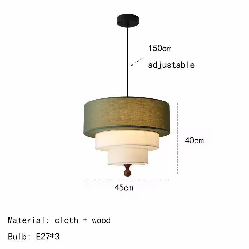 Elaranea Hanging lamps made of cloth