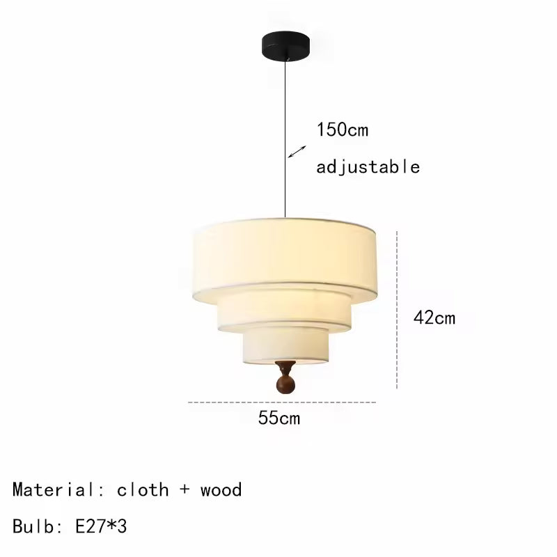 Elaranea Hanging lamps made of cloth