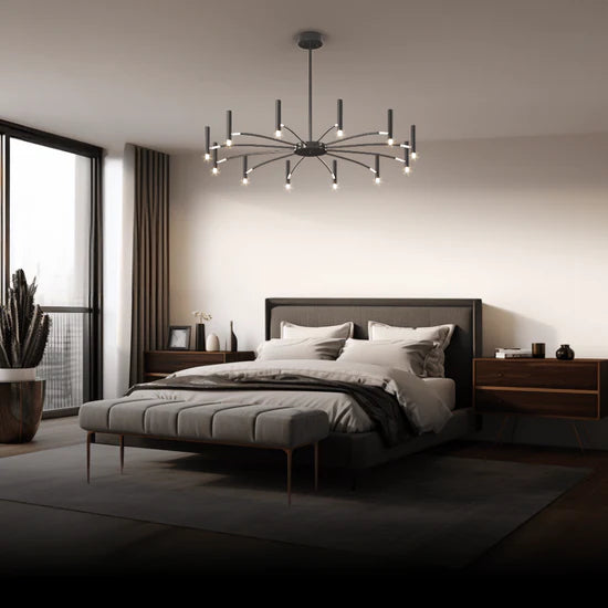 Clarona Elegant Chandelier with Candle Lights