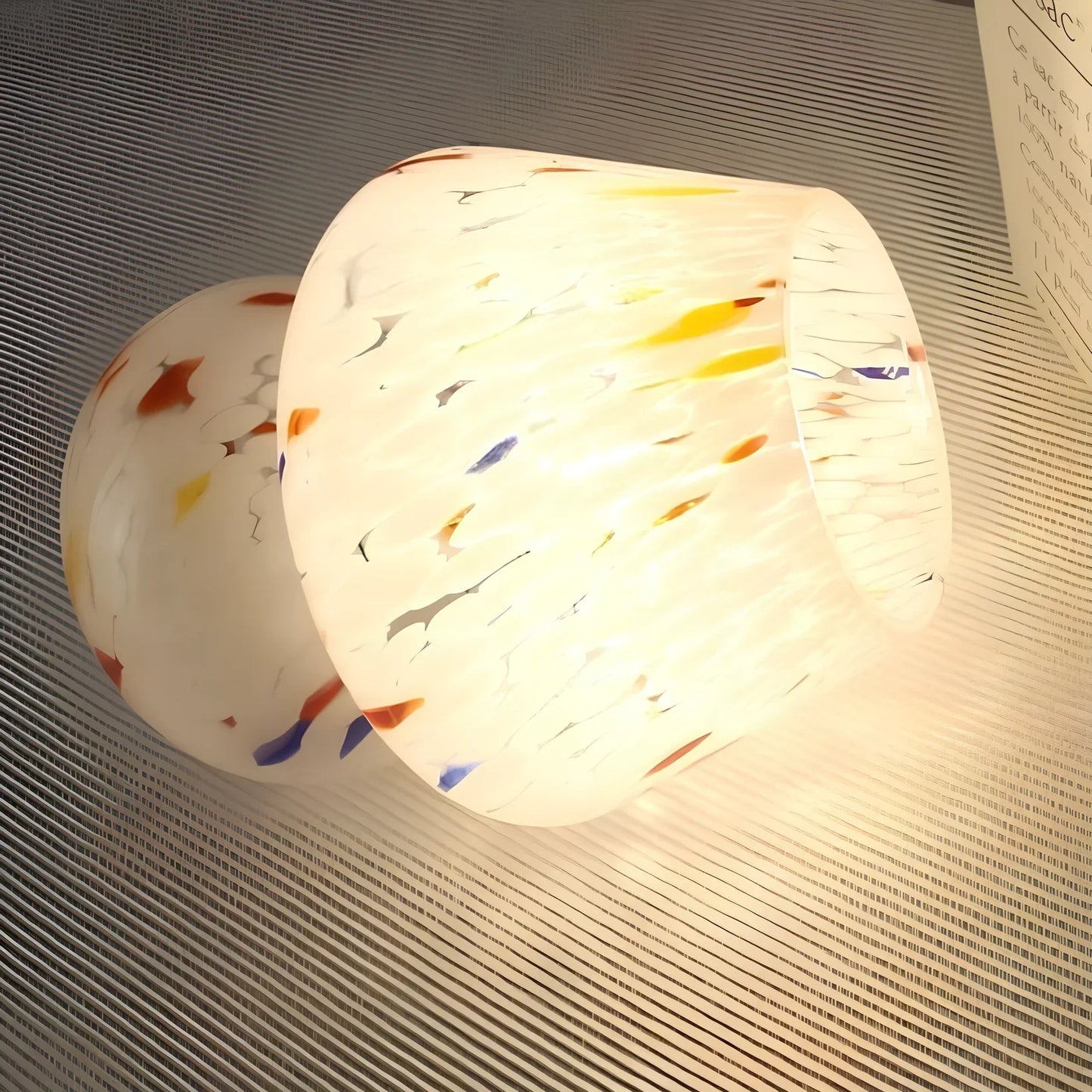 Hand-Blown Glass Lamp