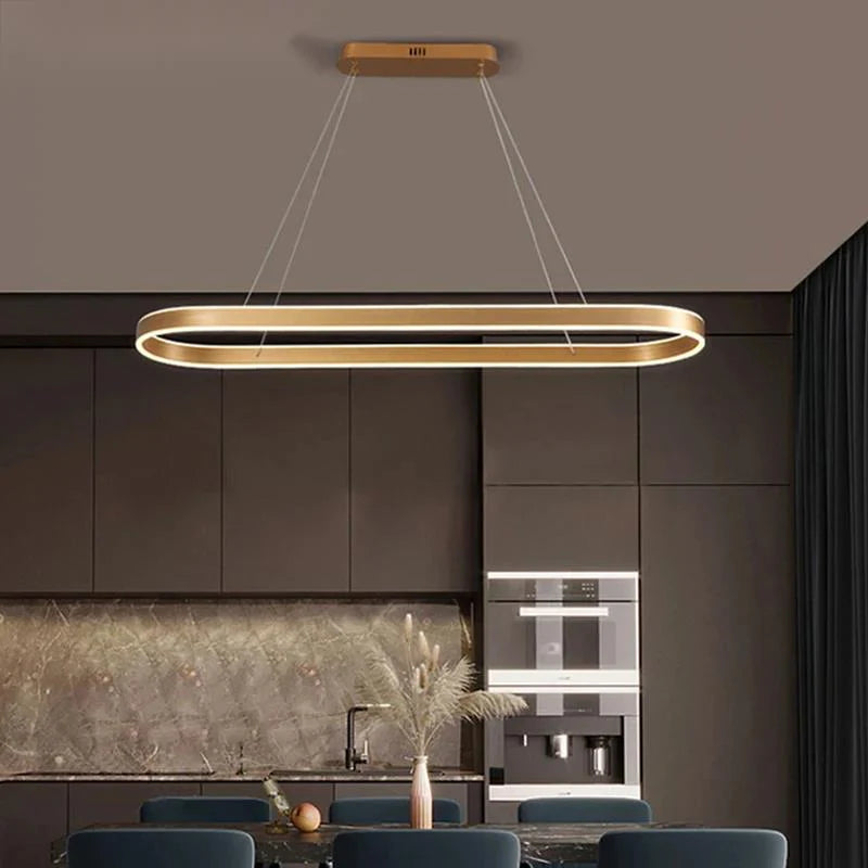 Tressa Kitchen Pendant Lamp Rose Gold