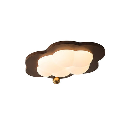 Celestra Retro Wooden LED Ceiling Lamp