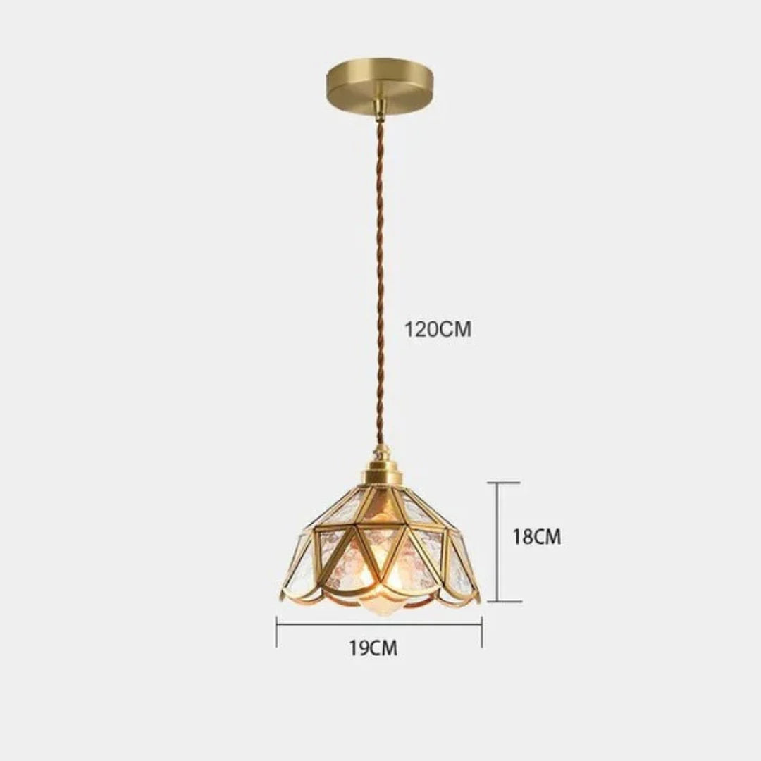 Brivon Design Hanging Lamp Stained Glass