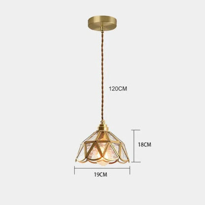 Brivon Design Hanging Lamp Stained Glass