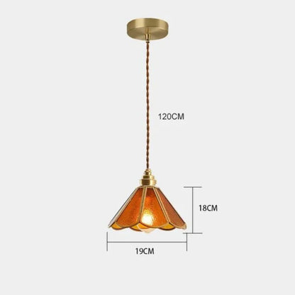 Brivon Design Hanging Lamp Stained Glass