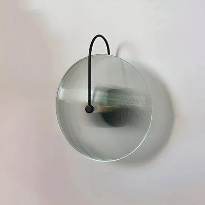 Thalor Scandinavian Round Glass Wall Lamp