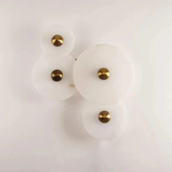 Vivia Round LED Wall Lamp from Albast in Scandinavian Style