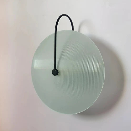 Thalor Scandinavian Round Glass Wall Lamp
