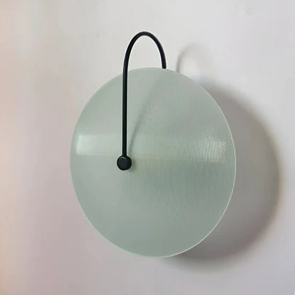 Thalor Scandinavian Round Glass Wall Lamp