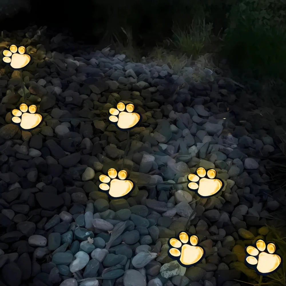 Dog Print Garden Light (3pcs)
