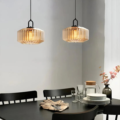 Mireta Retro Colored Glass Pendant Lamp
