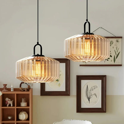 Mireta Retro Colored Glass Pendant Lamp