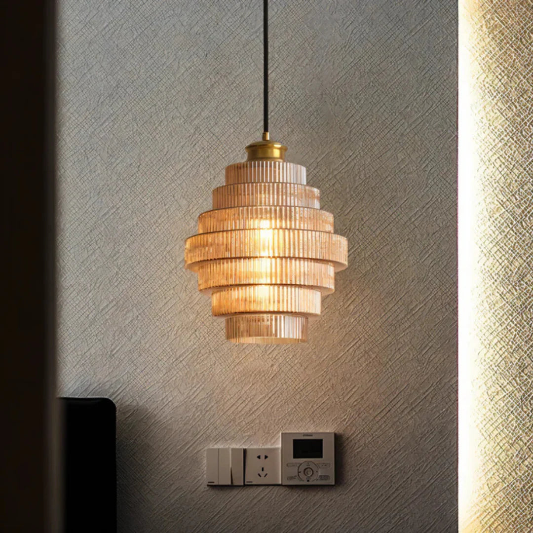 Hebes Retro Hanging Lamp Glass
