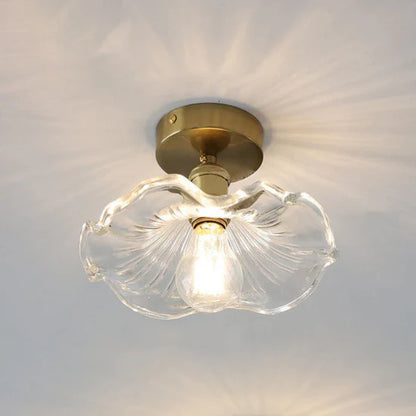 Fyrix Glass Hibiscus Ceiling Lamp