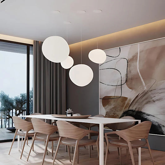 Auralyne Glass Pebble Pendant Lamp