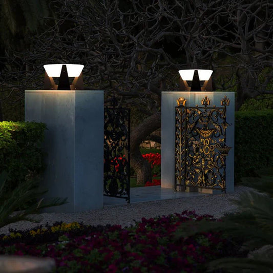 Vita Stylish Solar-Powered Outdoor Lamp