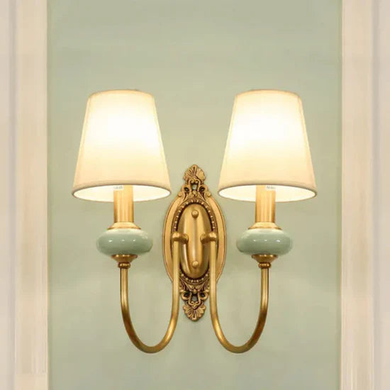 Halcyon Vintage Retro Wall Lamp Copper