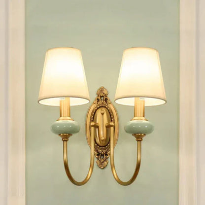 Halcyon Vintage Retro Wall Lamp Copper