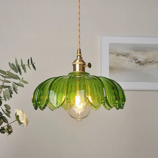 Xyvora Vintage Glass Pendant Lamp