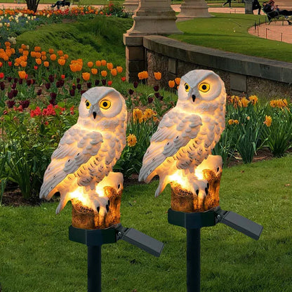 Uylin Solar Owl Outdoor Lamp