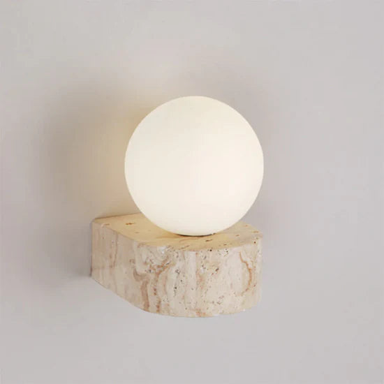 Myro Glass Wall Lamp Round