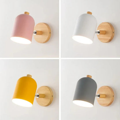Drelis Scandinavian Wooden Wall Lamp